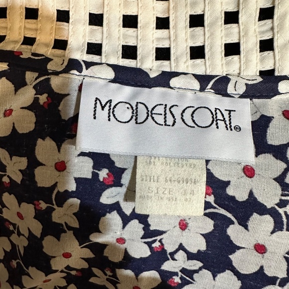 Vintage 1960s Model's Coat in Red, White and Blue - New w/ Tags - So Cute. - Picture 7 of 16